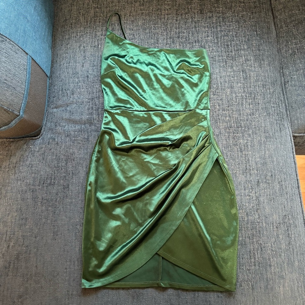 One shoulder mini dress